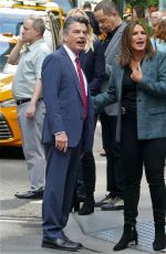 MARISKA HARGITAY on the Set of Law and Order: SVU in New York 07/15/2019