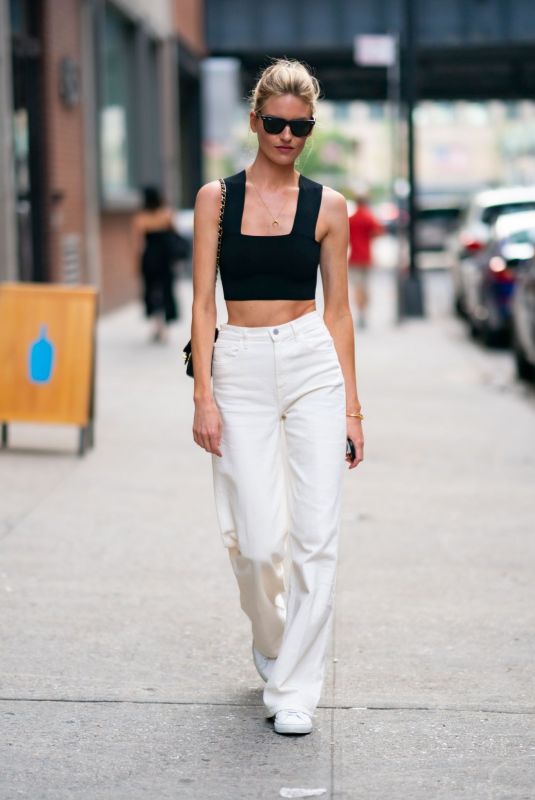 MARTHA HUNT Out and About in New York 07/17/2019