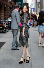 MAUDE APATOW Arrives at Late Show with Stephen Colbert in New York 07/29/2019