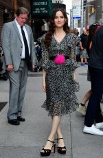 MAUDE APATOW Arrives at Late Show with Stephen Colbert in New York 07/29/2019