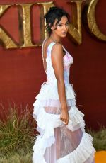 MAYA JAMA at The Lion King Premiere in London 07/14/2019