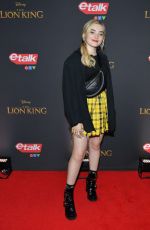 MEG DONNELLY at The Lion King Premiere in Toronto 07/17/2019