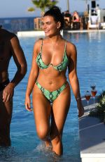 MEGAN BARTON HANSON in Bikini on the Set of Celebs Go Dating in Crete 07/28/2019