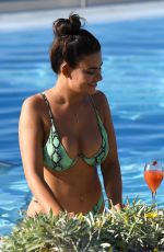 MEGAN BARTON HANSON in Bikini on the Set of Celebs Go Dating in Crete 07/28/2019