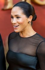 MEGHAN MARKLE at The Lion King Premiere in London 07/14/2019