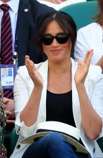 MEGHAN MARKLE at Wimbledon Tennis Championships in London 07/04/2019