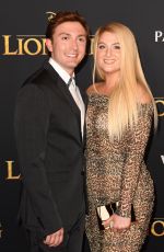 MEGHAN TRAINOR at The Lion King Premiere in Hollywood 07/09/2019