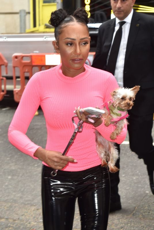 MELANIE BROW Arrives at BBC Radio 2 in London 07/19/2019