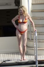 MELANIE GRIFFITH in Bikini at a Boat in Ibiza 07/05/2019