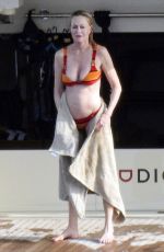 MELANIE GRIFFITH in Bikini at a Boat in Ibiza 07/05/2019