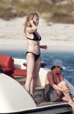 MELANIE GRIFFITH in Bikini on Vacation in Formentera 07/04/2019