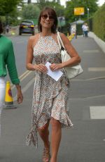 MELANIE SYKES Arrives at Wimbledon Tennis Championships 07/02/2019