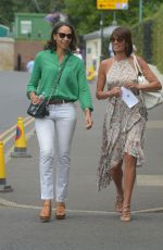 MELANIE SYKES Arrives at Wimbledon Tennis Championships 07/02/2019