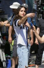 MELISSA BARRERA on the Set of The Heights in Washington Heights 06/26/2019