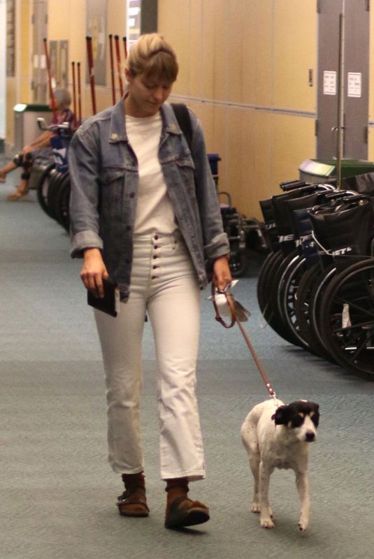 MELISSA BENOIST at Airport in Vancouver 07/27/2019