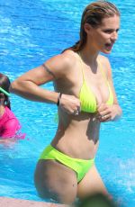 MICHELLE HUNZIKER in Bikini on the Beach in Milano Marittima 07/03/2019