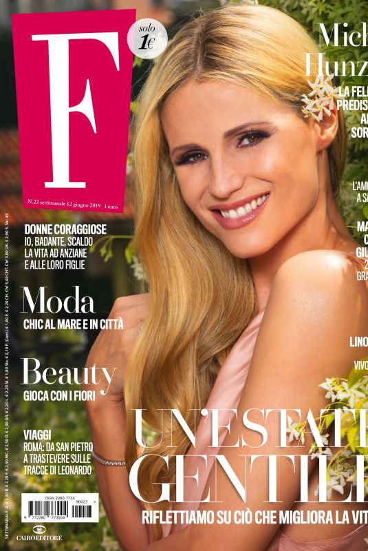 MICHELLE HUNZIKER in F Magazine, June 2019