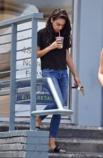 MILA KUNIS Leaves a Nail Salon in Studio City 07/22/2019