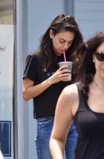 MILA KUNIS Leaves a Nail Salon in Studio City 07/22/2019