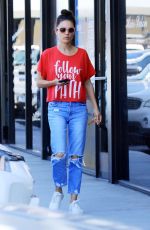 MILA KUNIS Leaves a Nails Salon in Los Angeles 07/10/2019