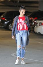 MILA KUNIS Leaves a Nails Salon in Los Angeles 07/10/2019