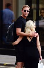 MOLLIE KING and Stuart Broad Out in London 07/23/2019