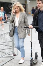 MOLLIE KING Leaves BBC Studios in London 07/28/2019