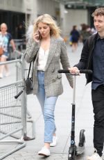MOLLIE KING Leaves BBC Studios in London 07/28/2019