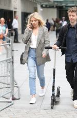 MOLLIE KING Leaves BBC Studios in London 07/28/2019