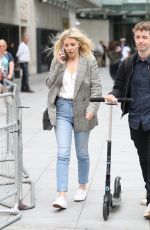 MOLLIE KING Leaves BBC Studios in London 07/28/2019