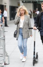 MOLLIE KING Leaves BBC Studios in London 07/28/2019
