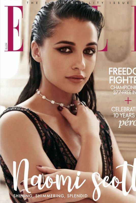 NAOMI SCOTT in Elle Magazine, India June 2019