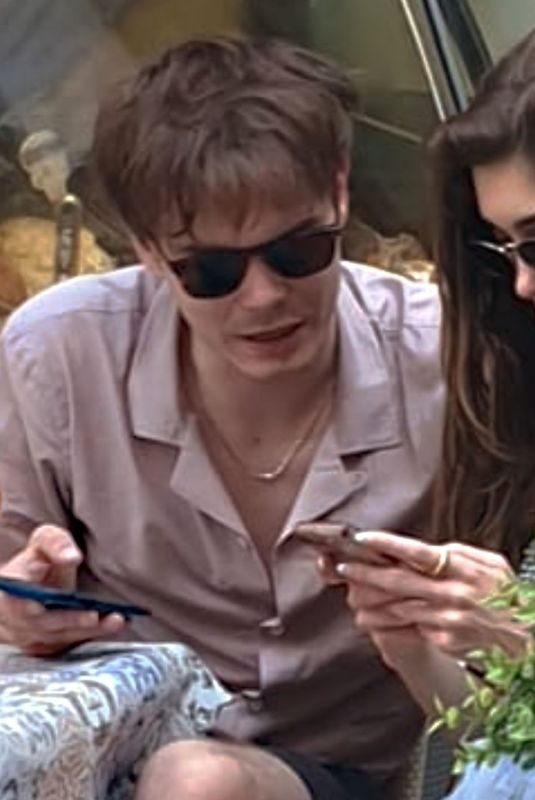 NATALIA DYER and Charlie Heaton on Vacation on Amalfi Coast 07/23/2019