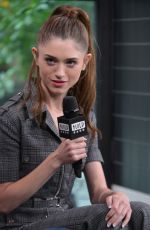 NATALIA DYER at AOL Build in New York 07/15/2019