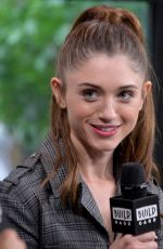 NATALIA DYER at AOL Build in New York 07/15/2019
