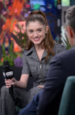 NATALIA DYER at AOL Build in New York 07/15/2019