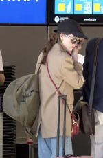 NATALIA DYER at LAX Airport in Los Angeles 06/28/2019