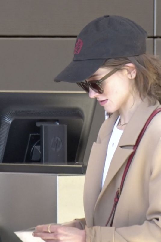 NATALIA DYER at LAX Airport in Los Angeles 06/28/2019