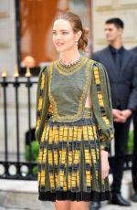 NATALIA VODIANOVA Leaves Christian Fashion Show in Paris 07/01/2019