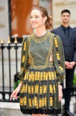 NATALIA VODIANOVA Leaves Christian Fashion Show in Paris 07/01/2019