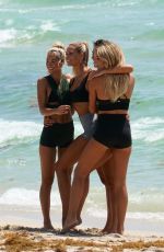 NATALIE ROSER at Yoga Class at a Beach in Miami 07/14/2019