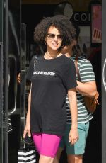 NATHALIE EMMANUEL at Gratitude Kitchen & Bar in Los Angeles 07/27/2019