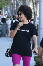 NATHALIE EMMANUEL at Gratitude Kitchen & Bar in Los Angeles 07/27/2019