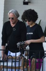NATHALIE EMMANUEL at Gratitude Kitchen & Bar in Los Angeles 07/27/2019