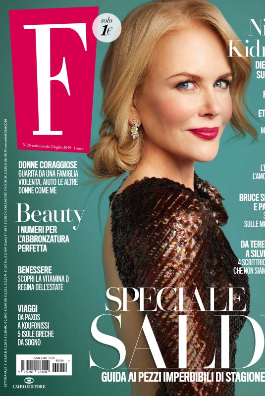 NICOLE KIDMAN in F Magazine, July 2019