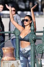 NICOLE SCHERZINGER Doing Yoga Out in Sydney 07/27/2019