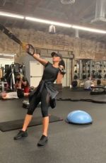 NICOLE SCHERZINGER Workout at a Gym - Instagram Pictures and Video 06/07/2019