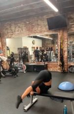 NICOLE SCHERZINGER Workout at a Gym - Instagram Pictures and Video 06/07/2019
