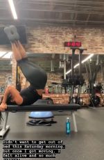 NICOLE SCHERZINGER Workout at a Gym - Instagram Pictures and Video 06/07/2019