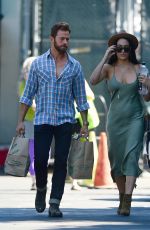 NIKKI BELLA and Aartem Chigvintsev Out Shopping in Los Angeles 06/30/2019